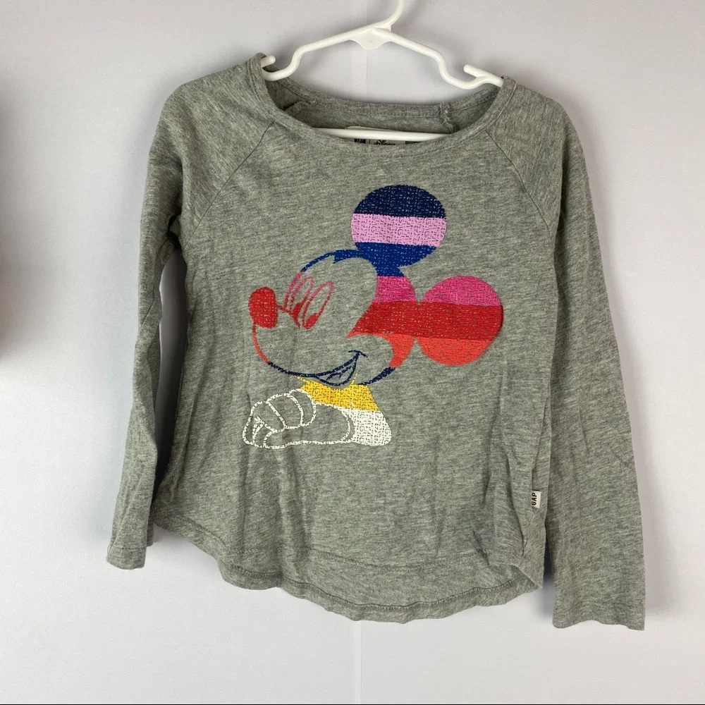 Gap Disney‎ rainbow Mickey Mouse t-shirt size XS